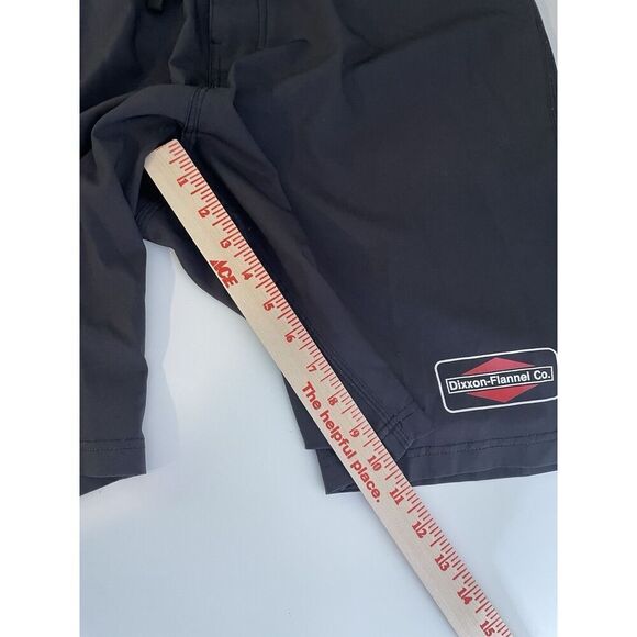 Dixxon Live Fast Mens 38 Board Shorts Swim Trunks Black Red Flannel Co - Picture 7 of 8